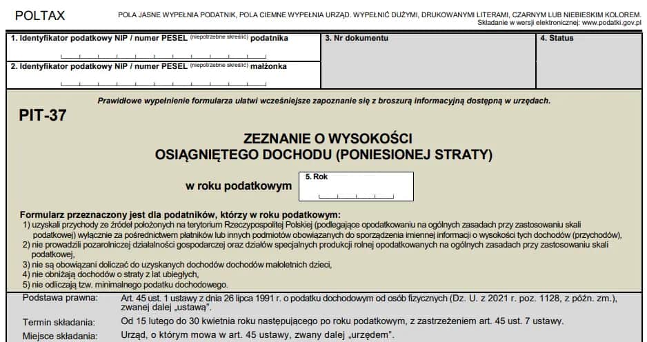 Jak rozliczyć PIT 37 przez internet? Prosty sposób na uniknięcie błędów